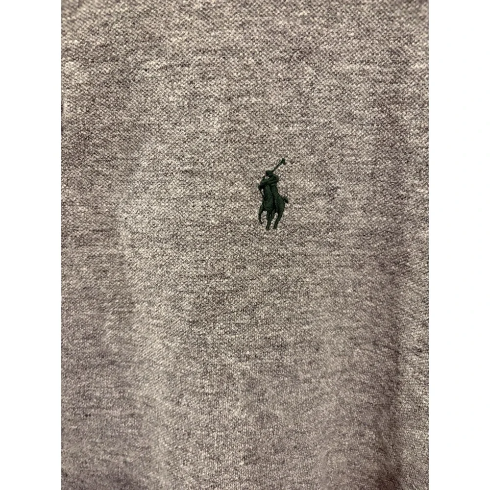 Polo Ralph Lauren Custom Fit Polo Shirt Men's XXL Gray Short Sleeve Pony Logo